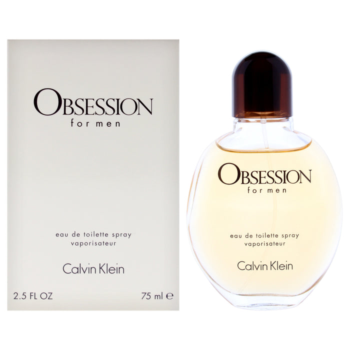Obsession by Calvin Klein for Men - 2.5 oz EDT Spray