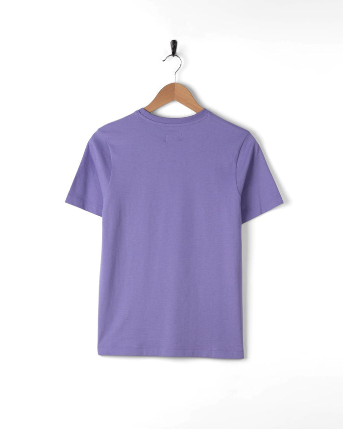 Ocean Lover Womens Short Sleeve T-Shirt in Purple
