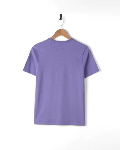 Ocean Lover Womens Short Sleeve T-Shirt in Purple
