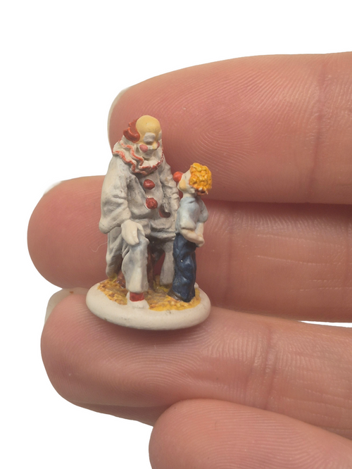Olszewski "Clowning Around" Painted Metal Figurine by Goebel