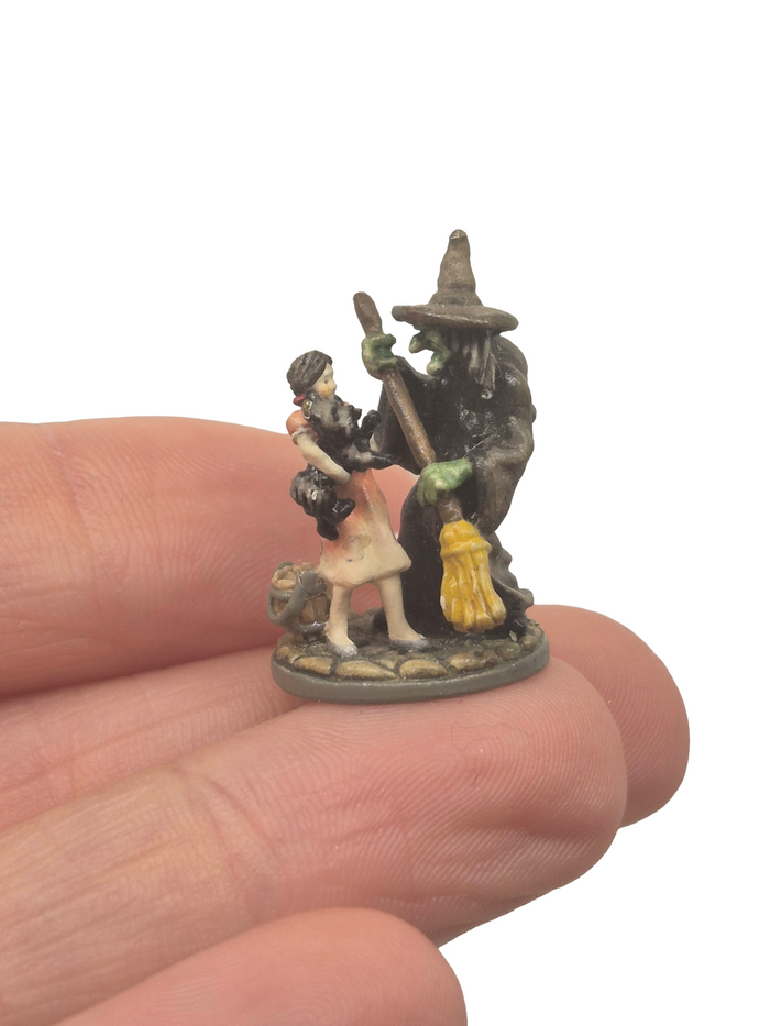 Olszewski Goelbel "Wicked Witch" Painted Metal Figurine