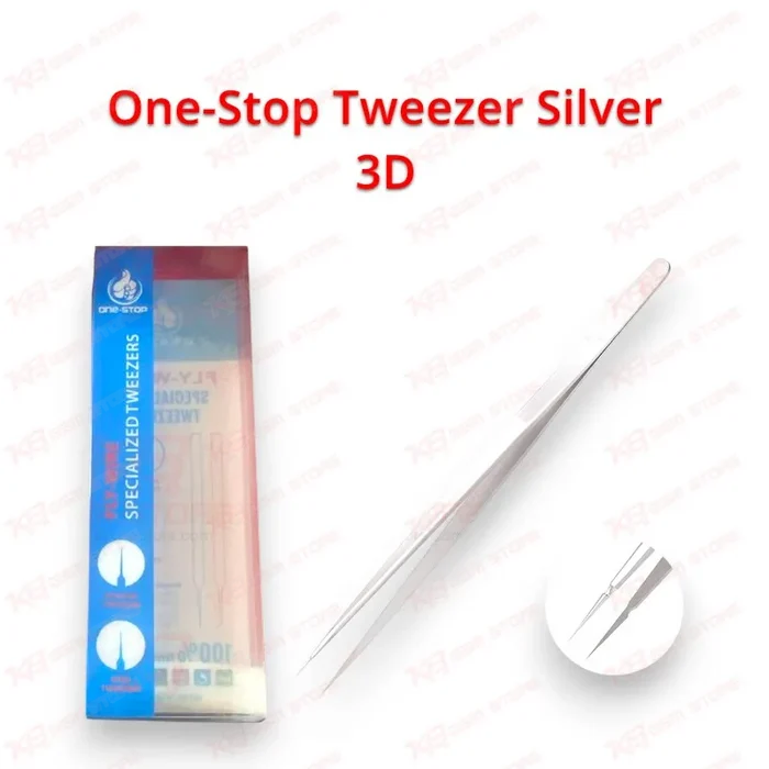 One-Stop Tweezer Silver 3D