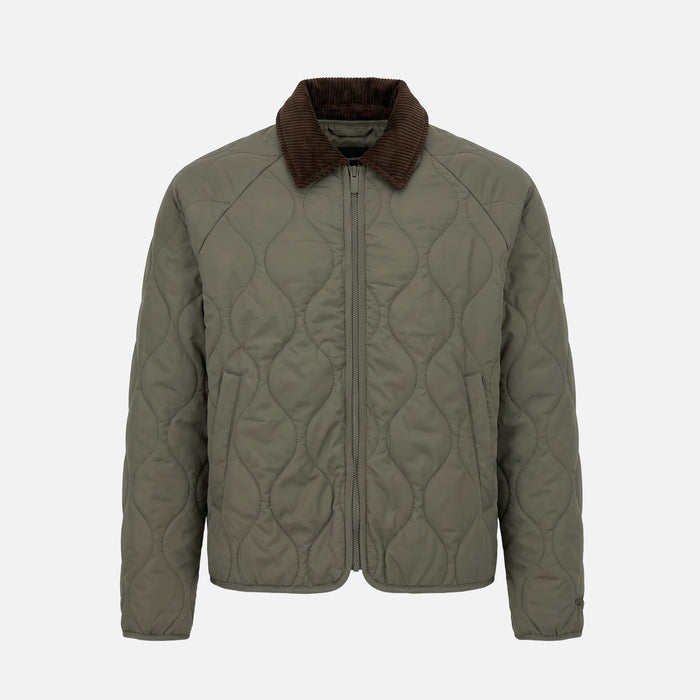 Onion Quilt Collar Jacket | Green