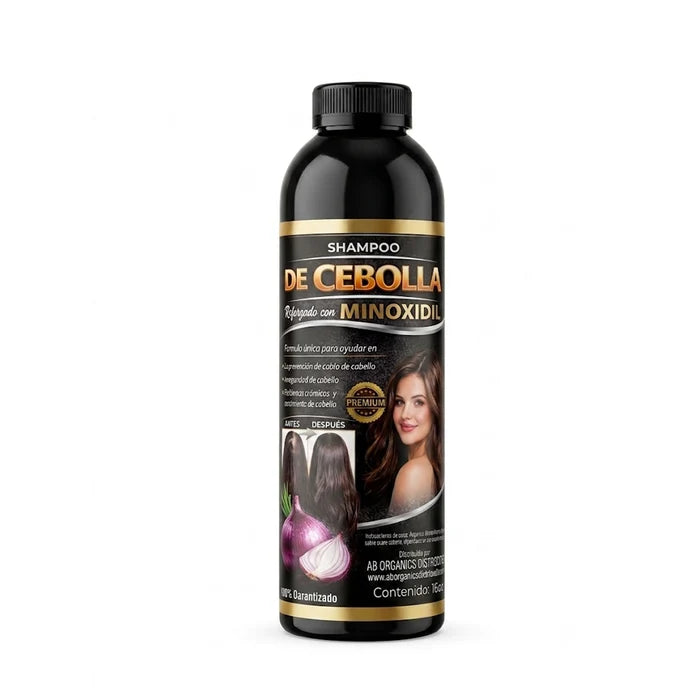 Onion Shampoo Reinforced with Minoxidil (6 Pack) – Premium Hair Growth & Anti-Hair Loss Formula