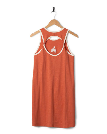 Otis Womens Mini Dress in Light Orange