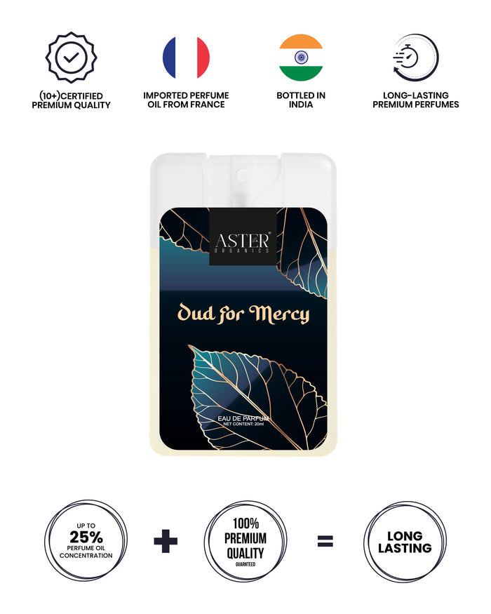 Oud For Mercy 20ml pocket perfume bottle