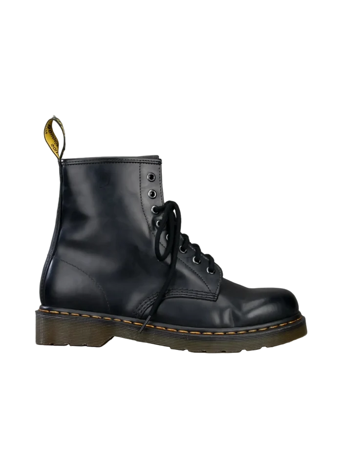 Dr. Martens Lace Up Black Leather Boots