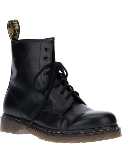 Dr. Martens Lace Up Black Leather Boots