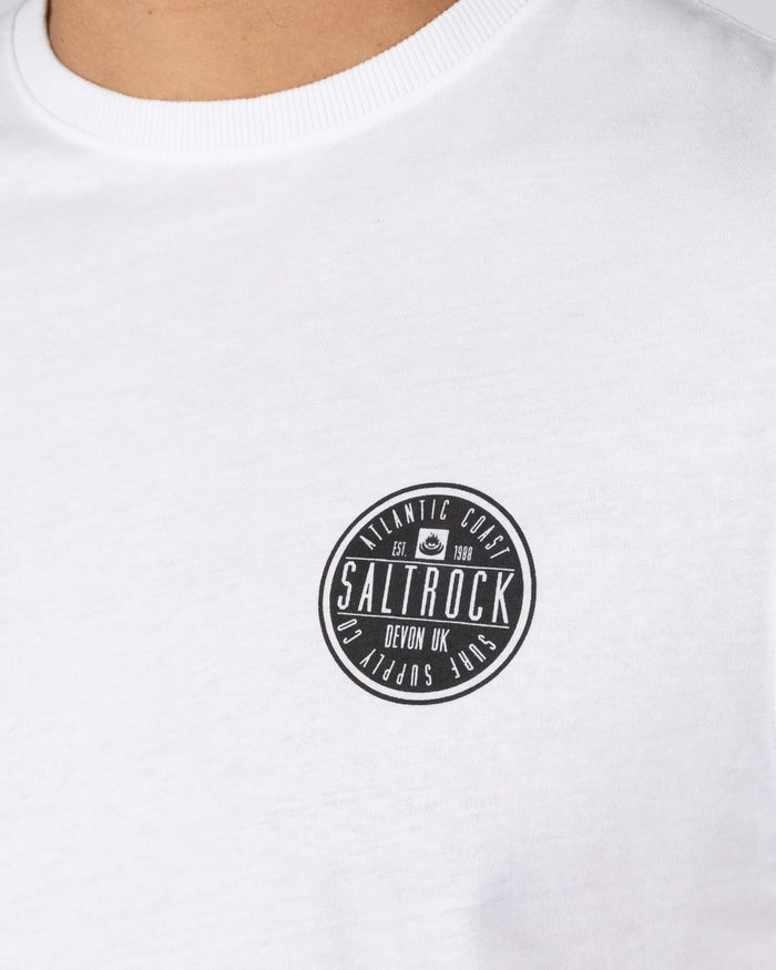 Overlander Mens Short Sleeve T-Shirt In White