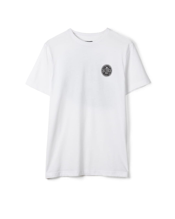 Overlander Mens Short Sleeve T-Shirt In White