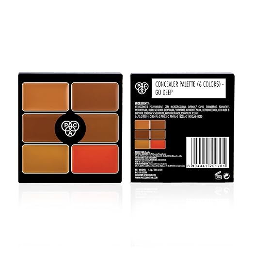 PAC GO DEEP CONCEALER PALETTE X6