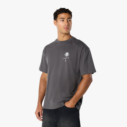 Palm Tree Modern Essential T-Shirt  | Charcoal