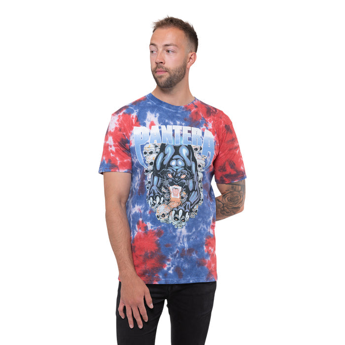 PANTERA - PANTHER - T-Shirt Blue (Wash Collection)