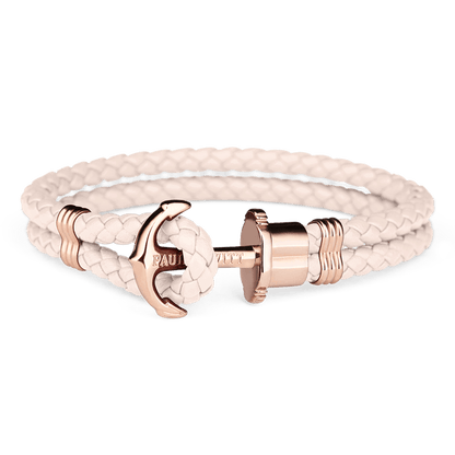 Paul Hewitt Bracelet Paul Hewitt Phrep Leather Rose Gold / Pink Rose Bracelet - XS Brand