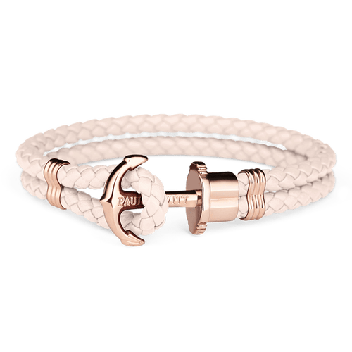 Paul Hewitt Bracelet Paul Hewitt Phrep Leather Rose Gold / Pink Rose Bracelet - XS Brand