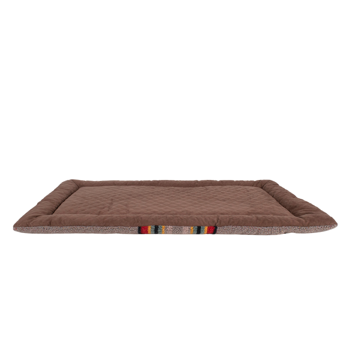 PENDLETON-DOG-BED-COMFORT-CUSHION-DOG-KENNEL-MAT-CRATE-BROWN-VINTAGE-CAMP-MINERAL-UMBER