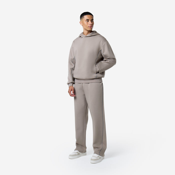 Piping Detail Interlock Jogger | Dark Fossil