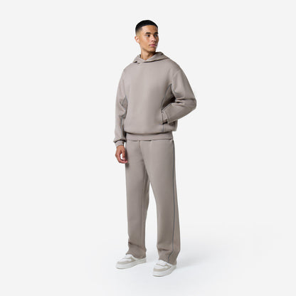 Piping Detail Interlock Jogger | Dark Fossil