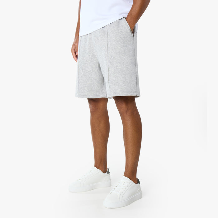 Pleated Core Short | Grey Marl