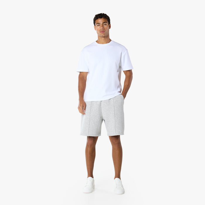Pleated Core Short | Grey Marl