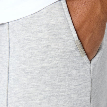 Pleated Core Short | Grey Marl