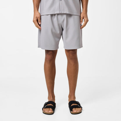 Pleated Twinset | Frost Grey