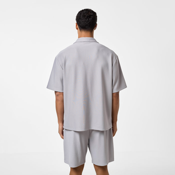 Pleated Twinset | Frost Grey