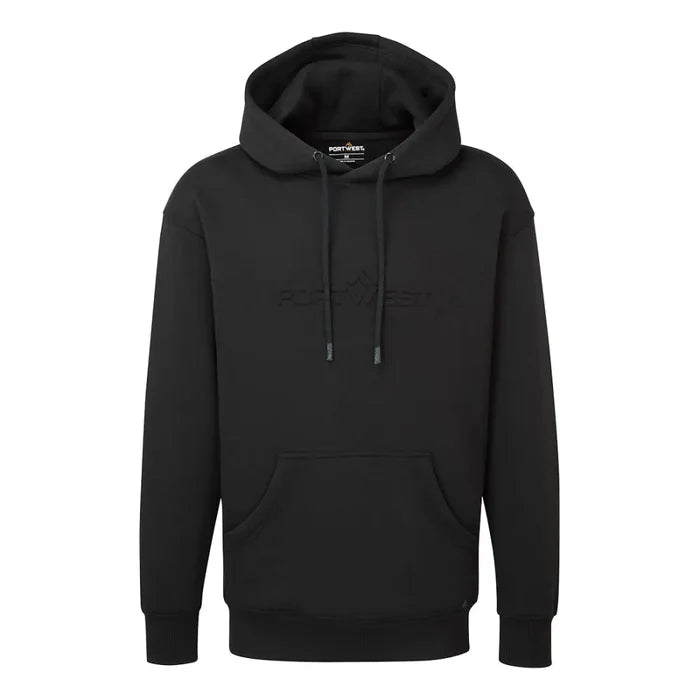 Portwest embossed hoodie b331 with high cotton content
