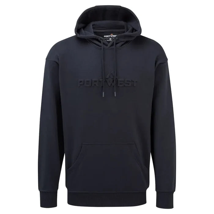 Portwest embossed hoodie b331 with high cotton content
