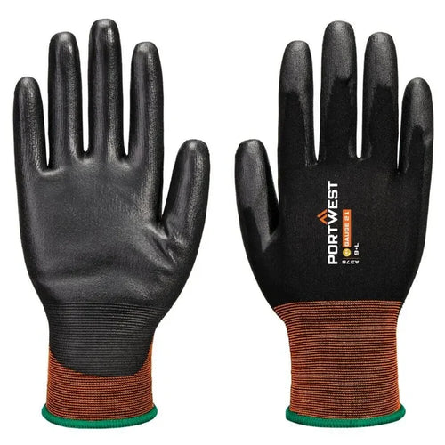 Portwest gp grip 21 pu coated precision handling gloves - a376 (pk12 prs)