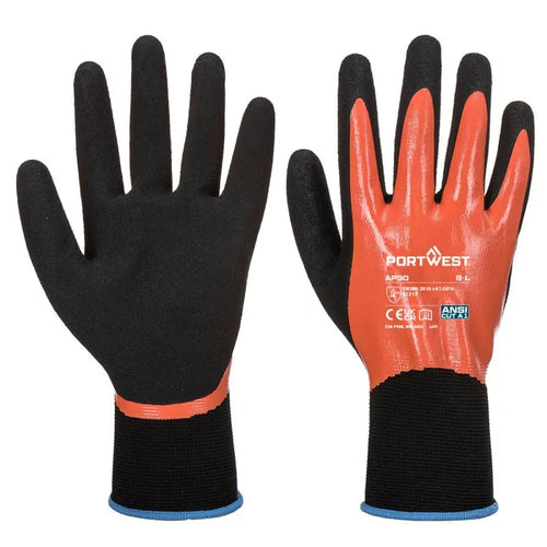 Portwest grip 13 nitrile foam aqua glove with excellent
