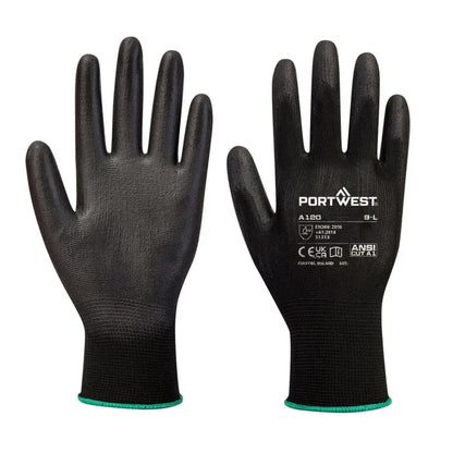Portwest grip 13 pu palm glove general handling gloves-a120