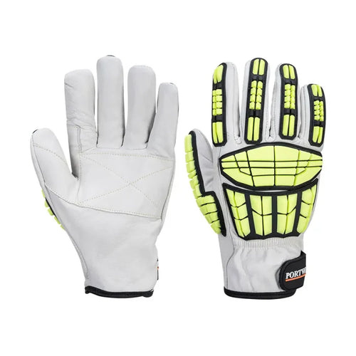 Portwest impact f135 cow leather lined glove - a745
