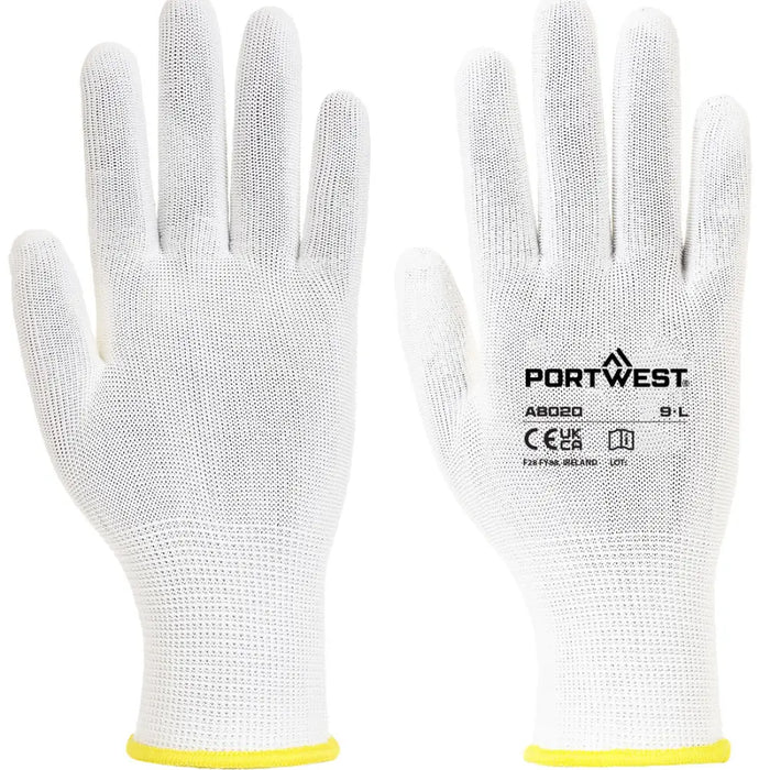 Portwest seamless liner gloves for workwear and tactile tasks