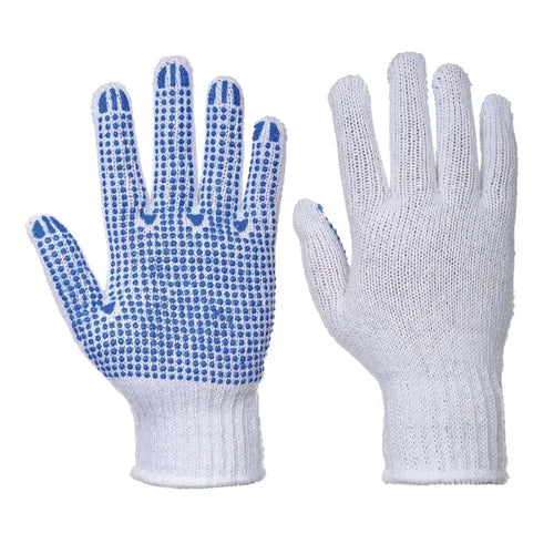 Portwest liner 7 pvc polka dot handling glove-a111