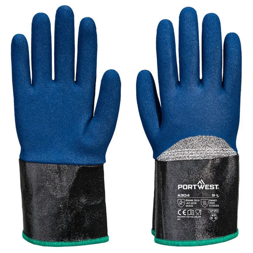 Portwest grip c13 nitrile foam extend cuff glove - a304