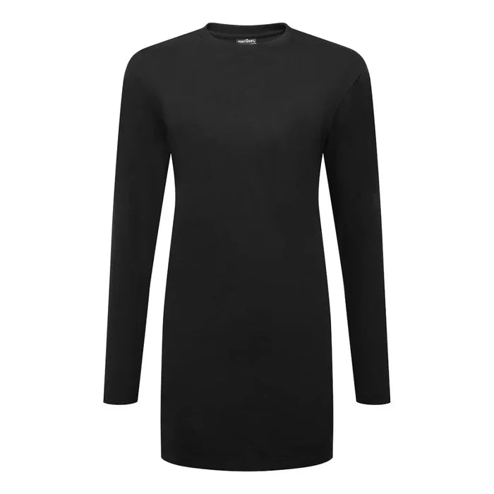 Portwest women’s cotton modesty t-shirt with mock neck