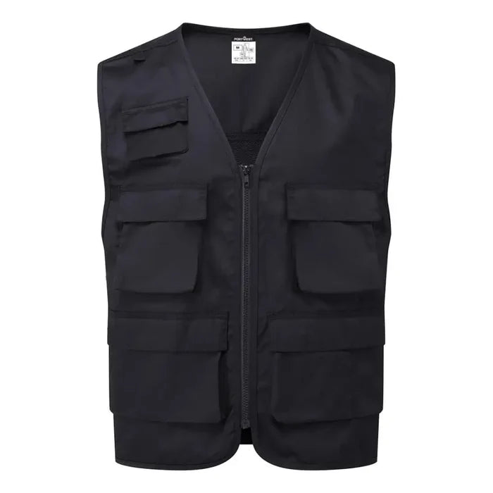 Portwest work vest c704 with ample storage and cool fit
