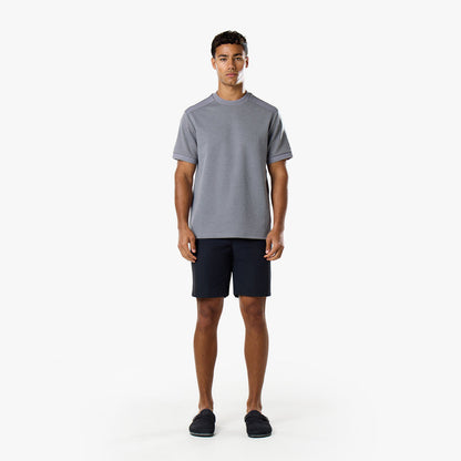 Premium Pleat T-Shirt | Mid Grey