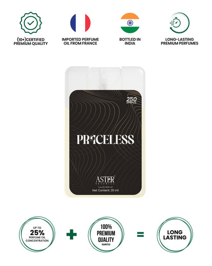Priceless Pocket Perfume for Unisex 20ml bottle