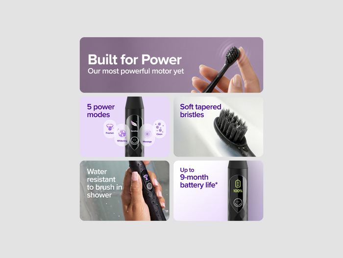Color: Black; Sonic Toothbrush
