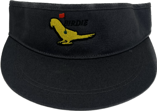 Parrot Surf Shop PSS 715 Birdie Visor charcoal gray lightweight sun visor