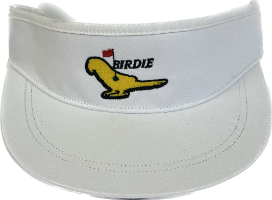Parrot Surf & Skate PSS 715 Birdie Visor white adjustable golf sun visor
