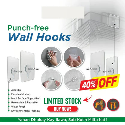 Punch-Free Screw Stickers High Quality (Pack Of 10)