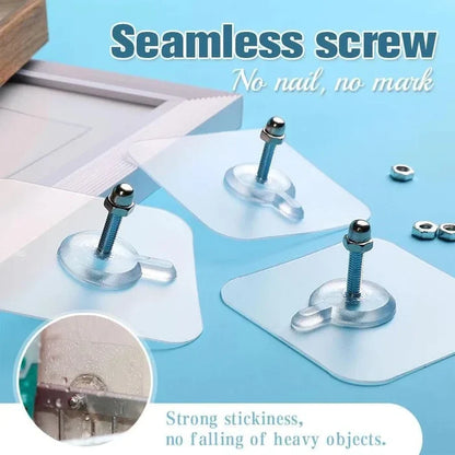 Punch-Free Screw Stickers High Quality (Pack Of 10)