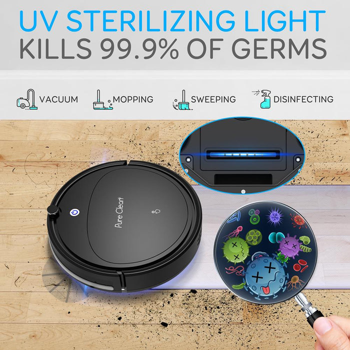 Pure Clean Smart Vacuum Cleaner - Automatic Robot Cleaning Vacuum
