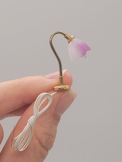Purple Flower Lamp