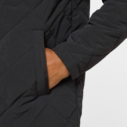 Quilted Overshirt Jacket | Black