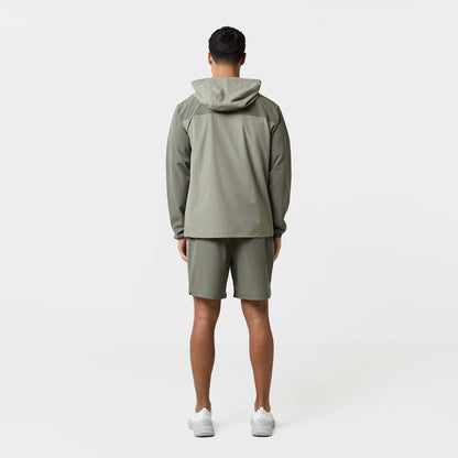Reflective Detail Colourblock Jacket | Khaki