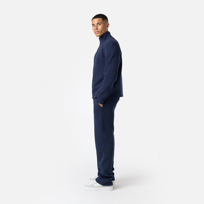 Relaxed Fit 1/4 Zip Fleece |  Navy